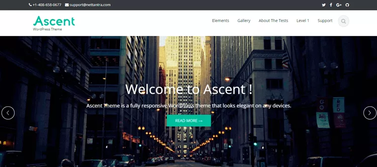 Template WordPress Ascent