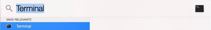 Acesso ao terminal no MacOS 