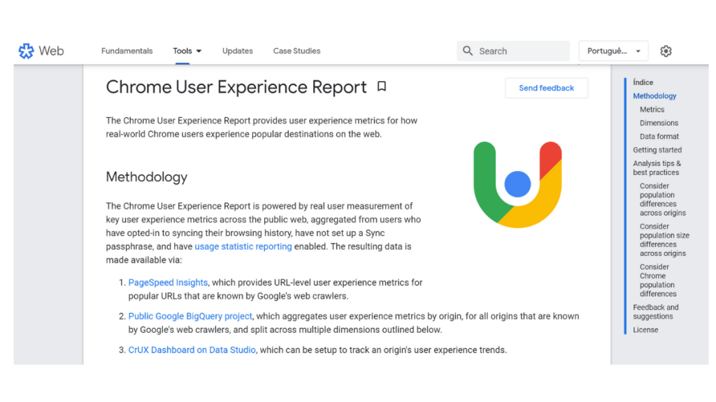 Chrome User Experience Report