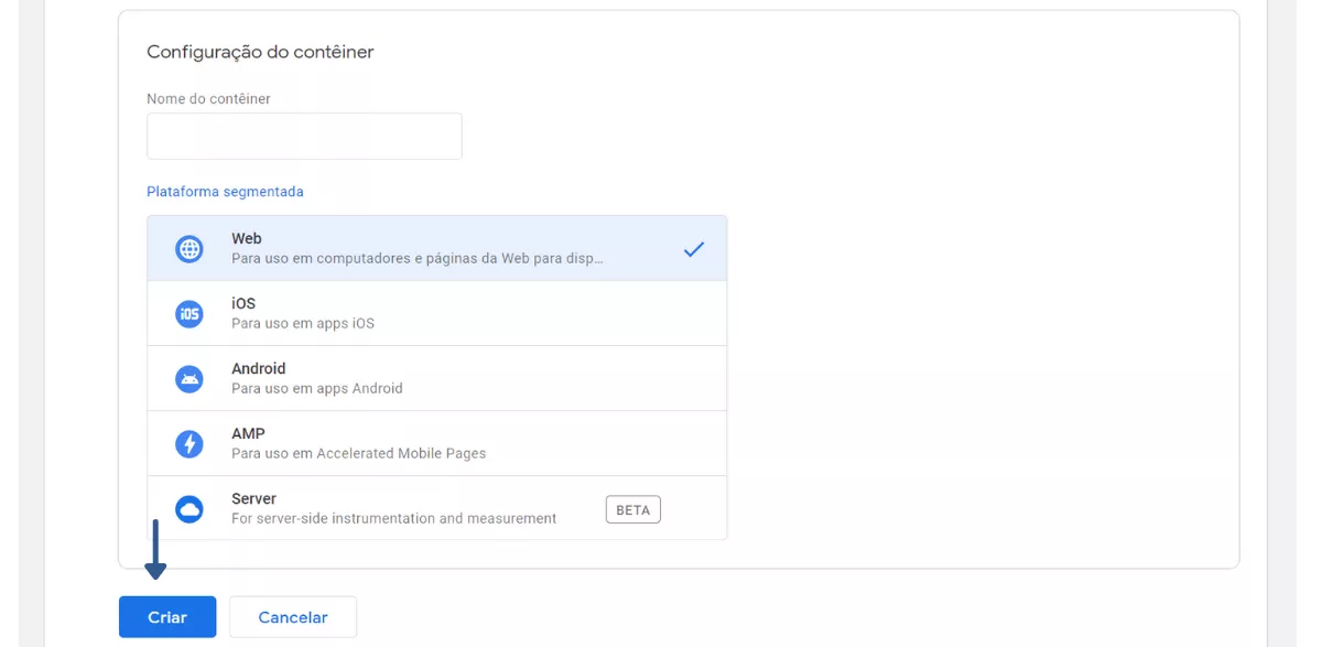 Configurando sua conta no GTM - HostGator