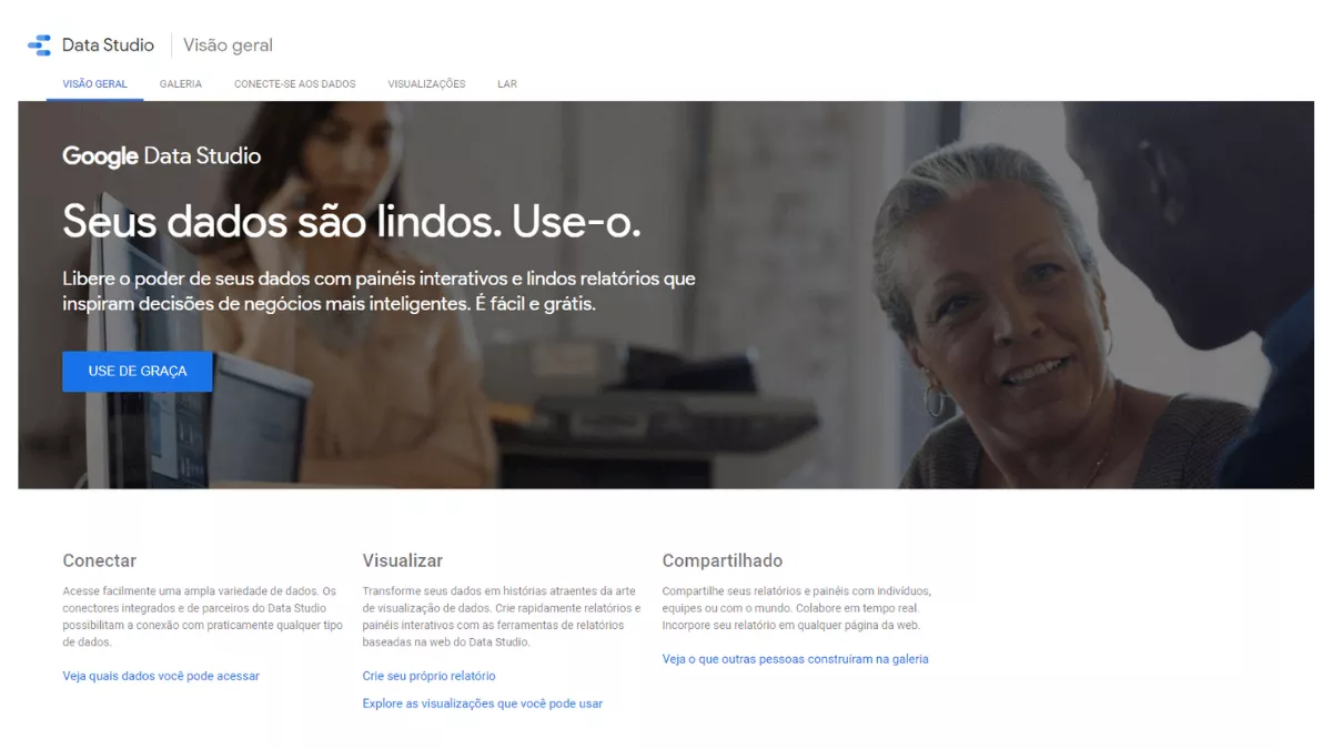 Como criar sua conta no Data Studio Como criar sua conta no Data Studio
