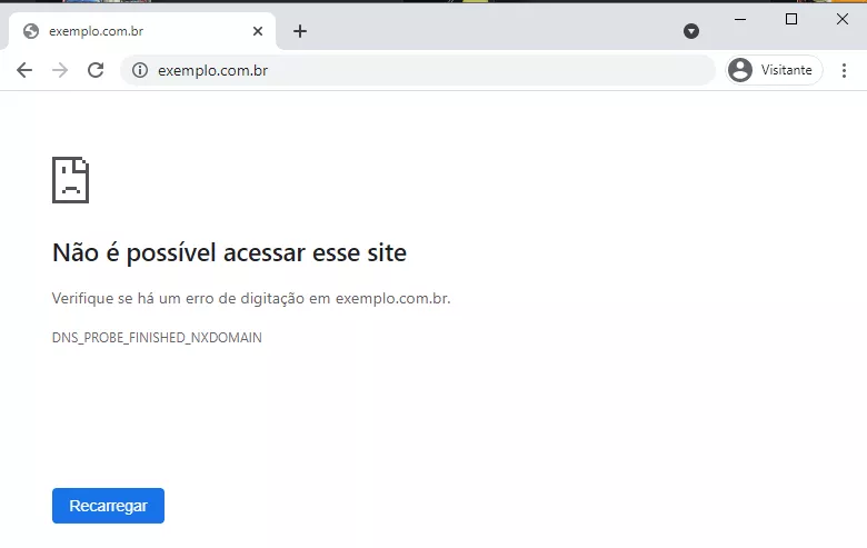 DNS_PROBE-FINISHED_NXDOMAIN