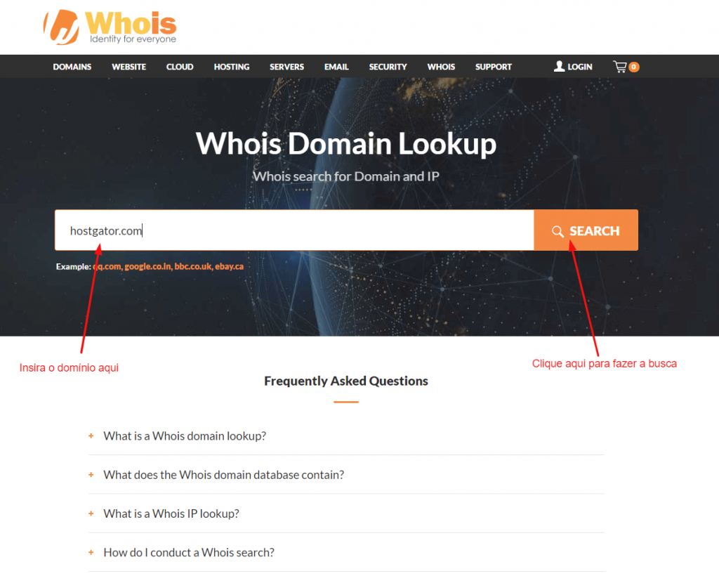 whois consulta