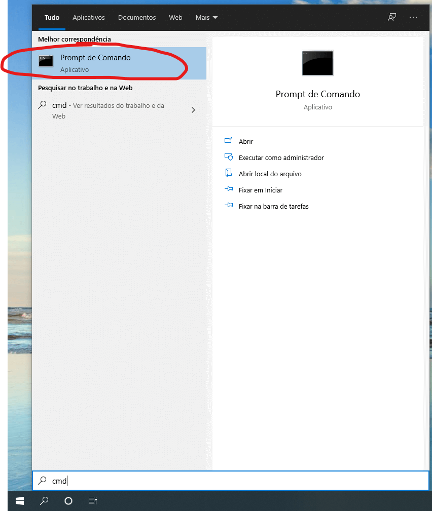 cmd Prompt de Comando Windows