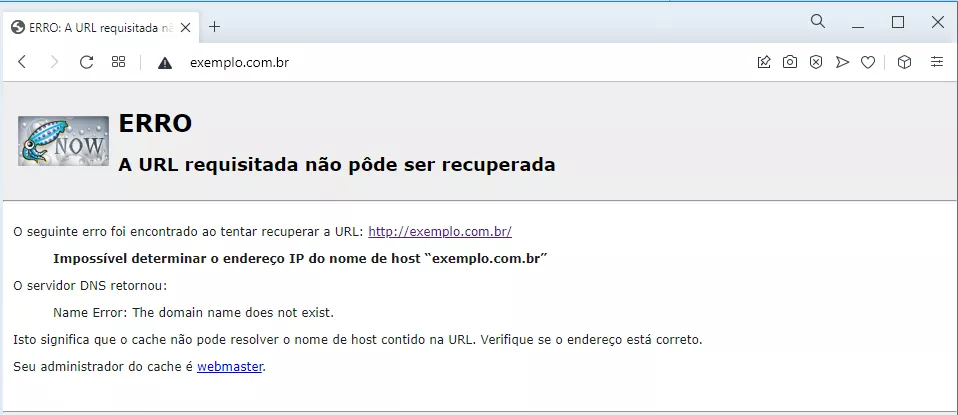 Safari DNS_PROBE_FINISHED_NXDOMAIN