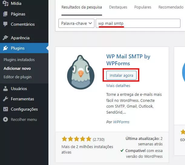 plugin WP Mail SMTP