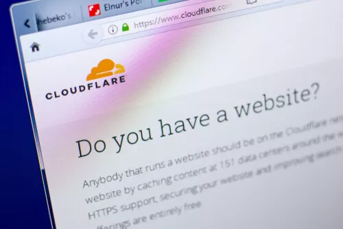 Cloudflare site