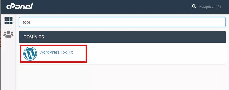 Acessando o WordPress Toolkit pelo cPanel