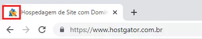 Exemplo de favicon