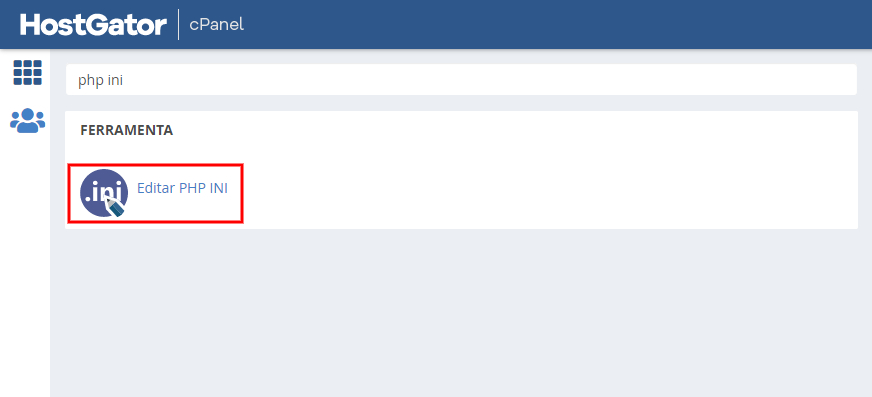 Editar PHP INI no cPanel