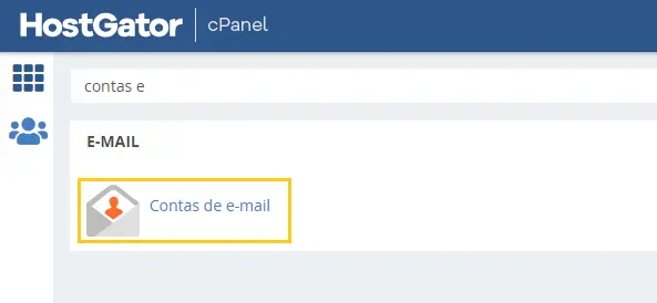 Contas e-mail no cPanel