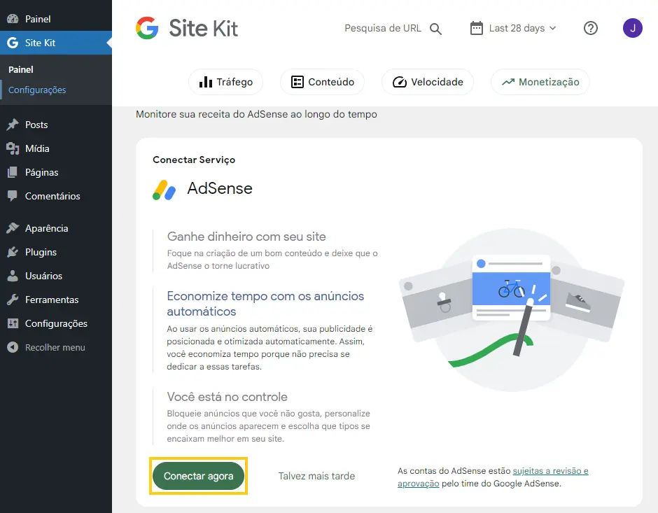 conectar google adsense