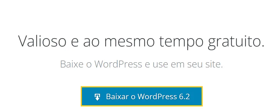 Baixar repositório do WordPress