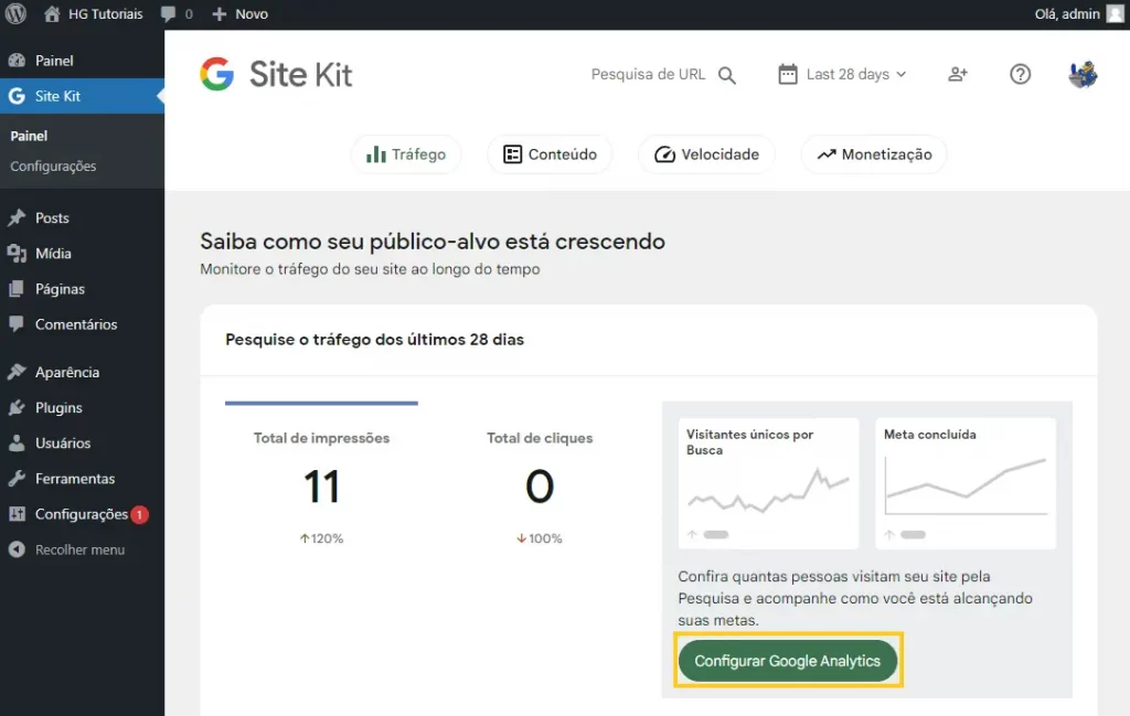 Configurar Google Analytics