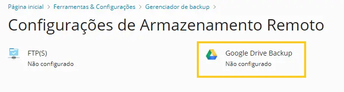 Google Drive Backup