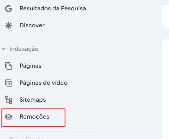 remover site do google