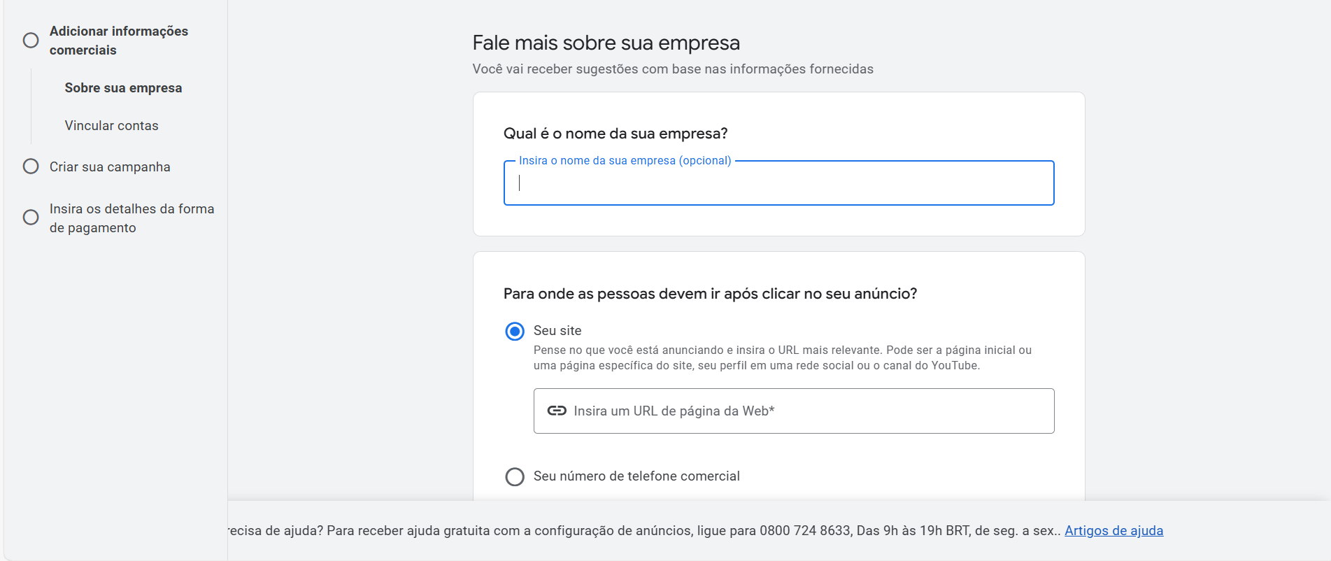 Informações de dados básicos