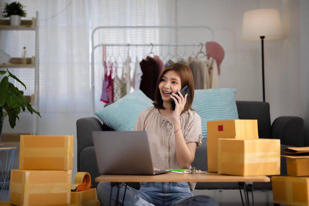 empreendedora contratando hospedagem para e-commerce